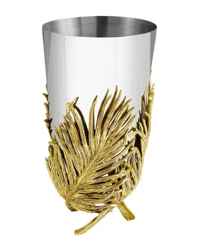 Michael Aram Palm Medium Vase In Gold