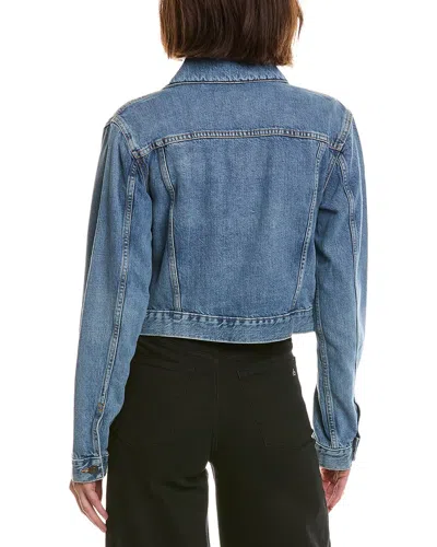 Frame The Off Duty Denim Trucker Jacket In Blue