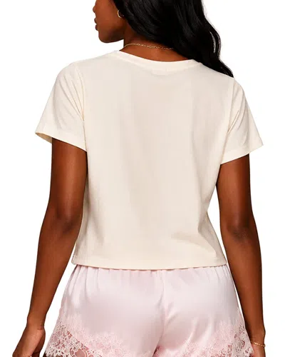 Prince Peter Oversized Crop Top In White