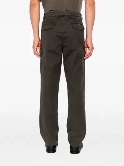 Brunello Cucinelli Cargo-pocket Straight-leg Trouser In Gray
