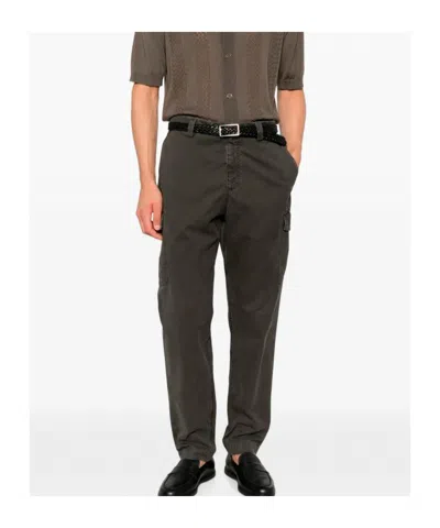 Brunello Cucinelli Cargo-pocket Straight-leg Trouser In Gray