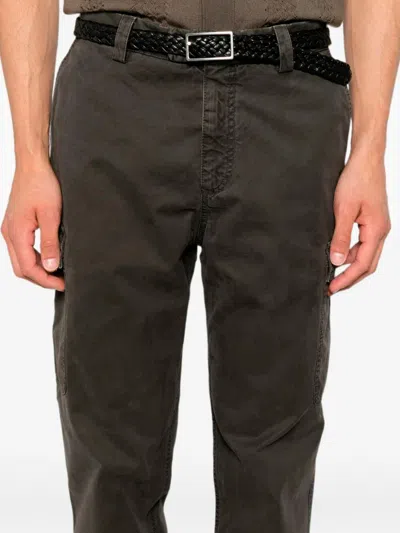Brunello Cucinelli Cargo-pocket Straight-leg Trouser In Gray