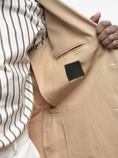 Givenchy Single-breasted Flap-pocket Blazer In Brown