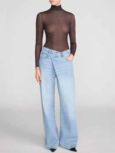 Frame Belt-loop Jeans In Blue