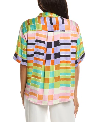 Frnch Ania Woven Blouse In Pink