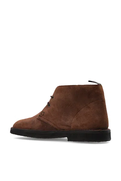 Dsquared2 Round-toe Ankle Boots In Brown