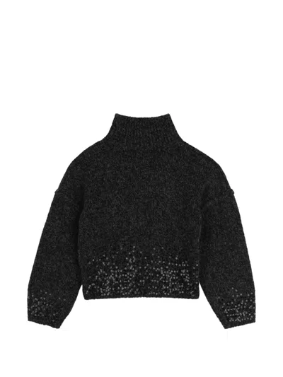 Zadig & Voltaire Pullover Mit Pailletten In Blue