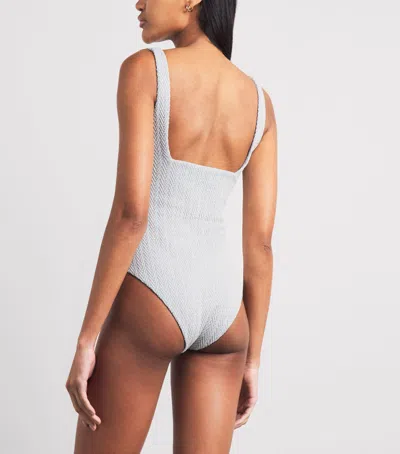 Devon Windsor Herringbone Layla Swimsuit In Multi