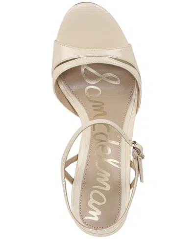 Sam Edelman Cressida Sandal In Modern Ivory Leather