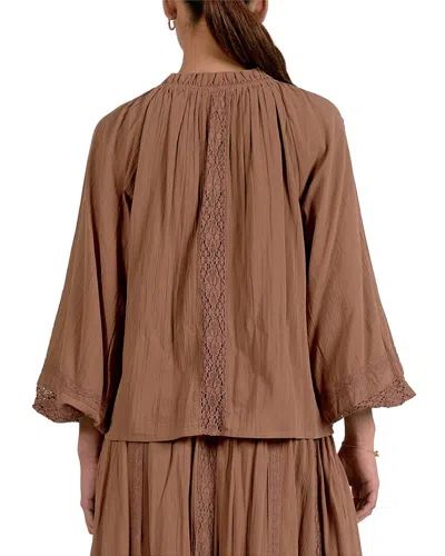 Elan Top In Brown