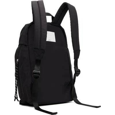 A.p.c. Black Treck Backpack In Lzz Black