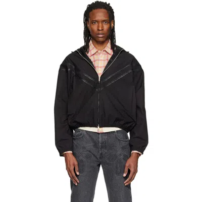 Stefan Cooke Pinking Corded Jacket In Black