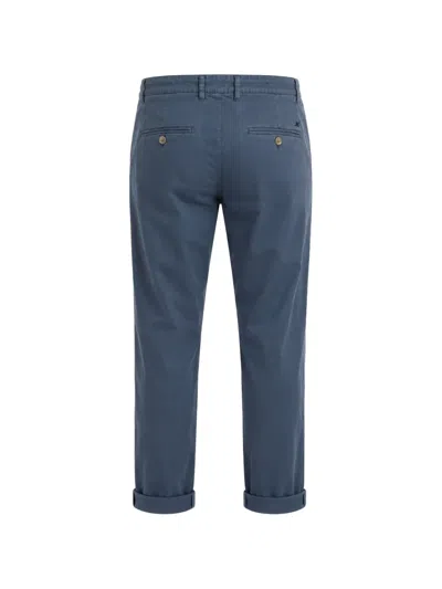 Mason's Drawstring Trousers In Blue