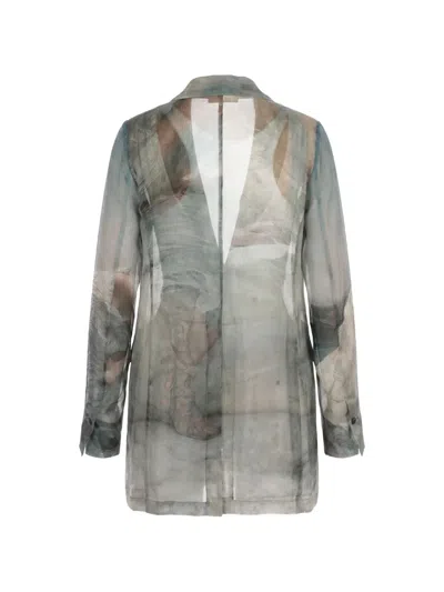 Masnada Graphic-print Unlined Jacket In Multi