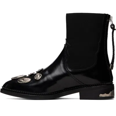 Toga Pulla Aj990 Ankle Boots In Black