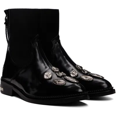Toga Pulla Aj990 Ankle Boots In Black