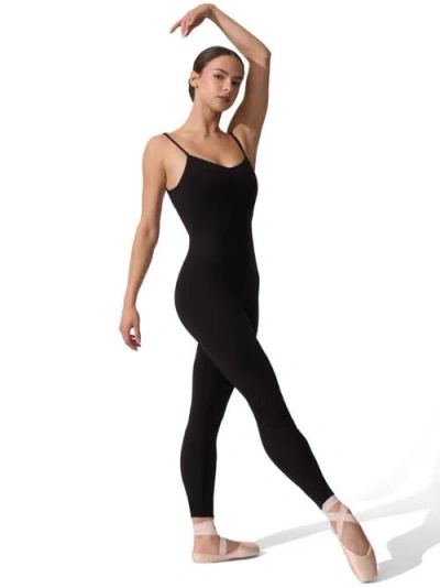 Capezio Adjustable Strap Camisole Unitard In Black