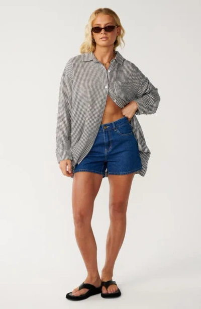 Rip Curl Vibe Surf Oversize Button-up Shirt In Multi