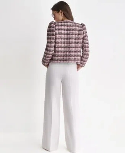 Bcbg Suits Novelty Open Front Blazer Suit In Multi