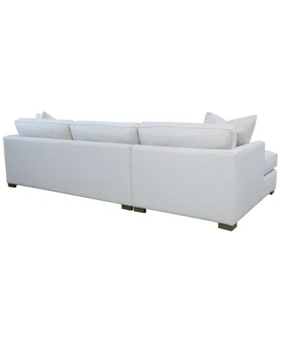 Macy's Corine 2-pc. Chaise Sectional Sofa With Toss Pillows In Multi