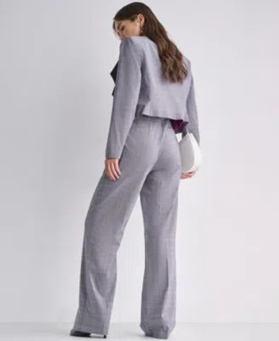 Bcbg Suits Ruffle Front Blazer Suit In Multi