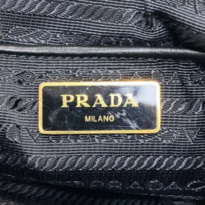 Pre-owned Prada Black Nylon Backpack ()