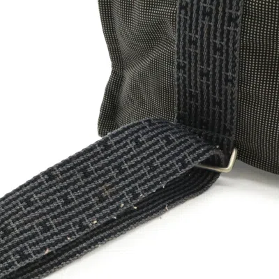 Pre-owned Hermes Gray Canvas Backpack Shoulder Bag ()