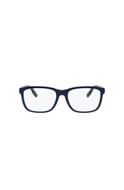 Chaps 55mm Rectangle Optical Glasses In Blue