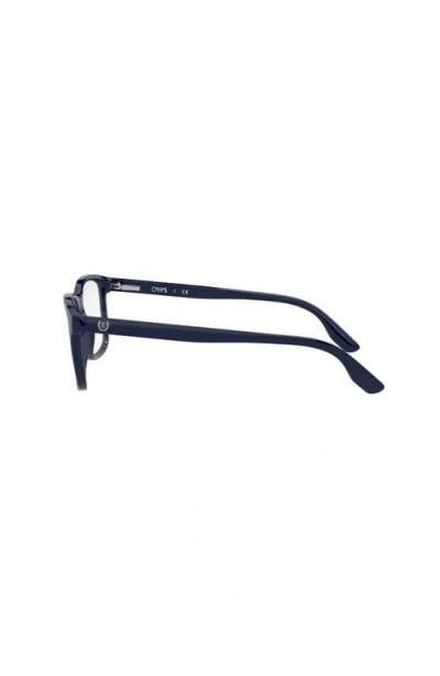 Chaps 55mm Rectangle Optical Glasses In Blue