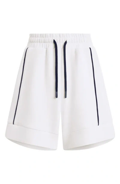Varley Barnes Drawstring Shorts In White