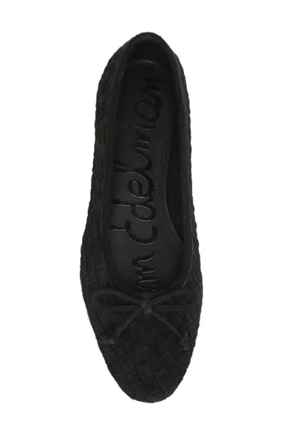 Sam Edelman Ruthie Woven Ballet Flat In Black