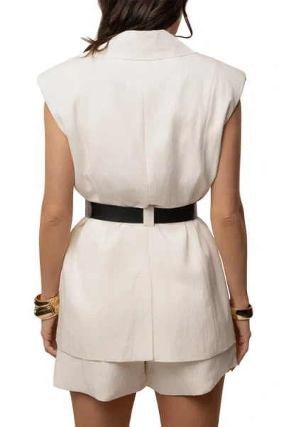 Jluxlabel Main Agenda Romper In White
