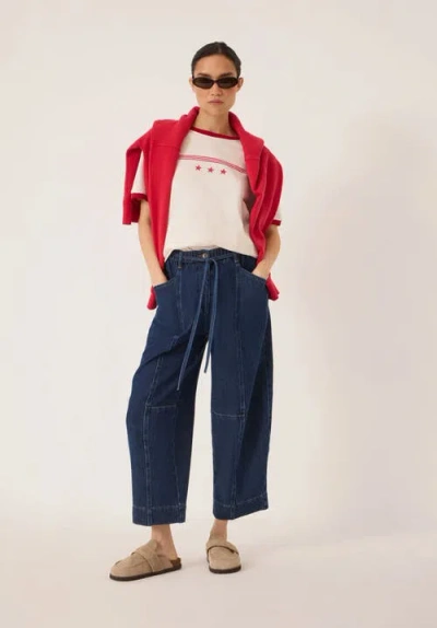Hush Star Ringer Slim T-shirt In Multi