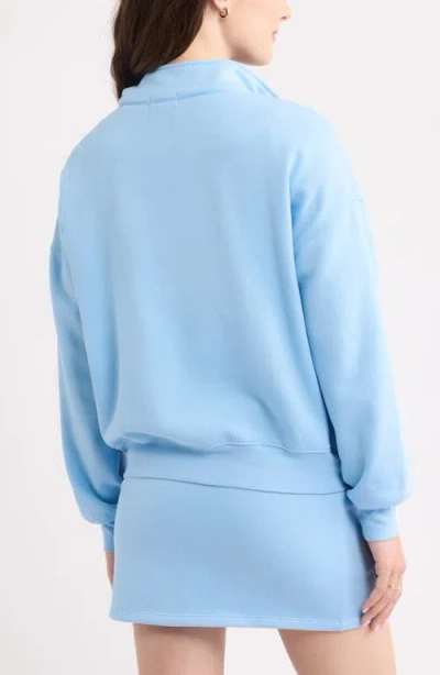 Bp. Half Zip Sweatshirt In Blue
