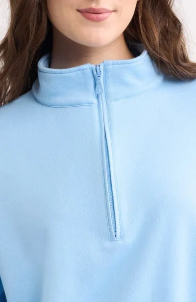 Bp. Half Zip Sweatshirt In Blue