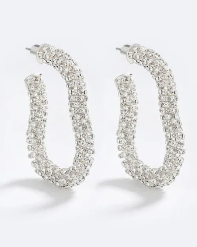 Emma Pills Obsession Sparkle Hoop In White