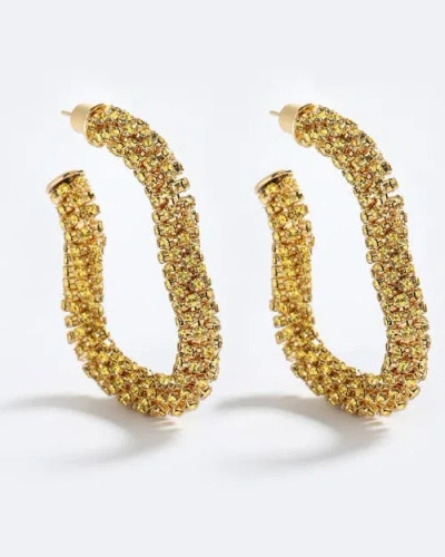 Emma Pills Obsession Sparkle Hoop In White