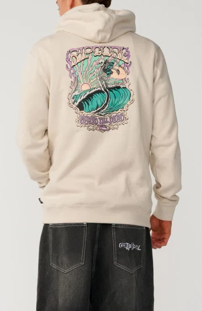 Rip Curl Air Shred Pullover Hoodie In Neutral