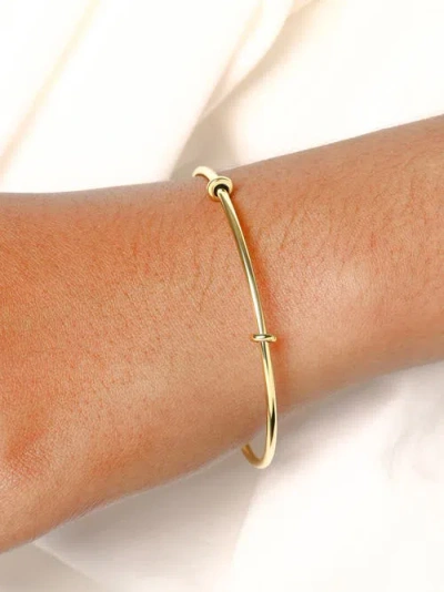 Devata Bangle Bracelet In Gold
