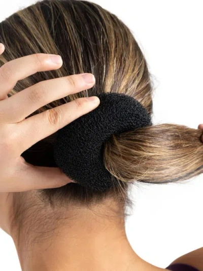 Capezio Bun Builder In Black