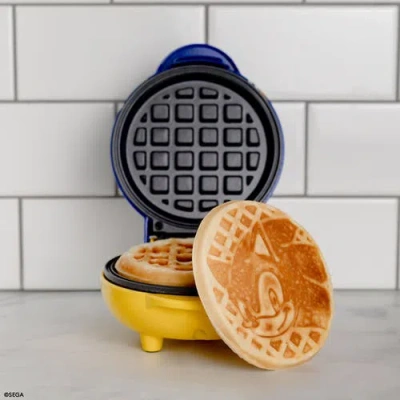 Uncanny Brands Sonic The Hedgehog Mini Waffle Maker In Multi