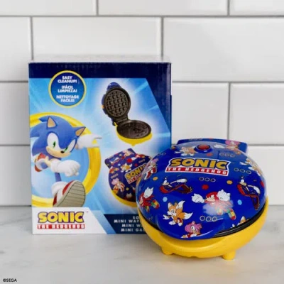 Uncanny Brands Sonic The Hedgehog Mini Waffle Maker In Multi