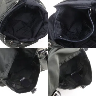 Pre-owned Prada Khaki Nylon Backpack ()