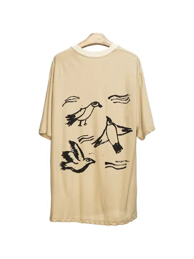 Song For The Mute Coordinates Oversized T-shirt In Neutral