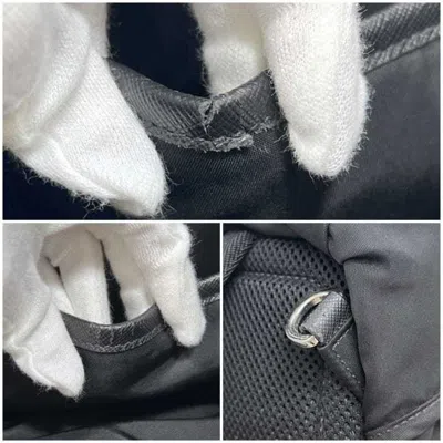 Pre-owned Prada Black Nero Nylon Backpack () In Black, Nero