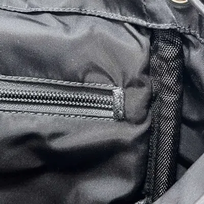 Pre-owned Prada Black Nero Nylon Backpack () In Black, Nero
