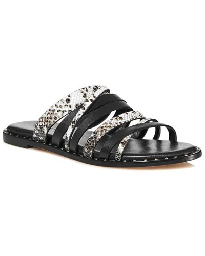 Charles David Source Leather Sandal In Black