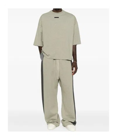 Essentials Logo-patch Oversized T-shirt In Neutral