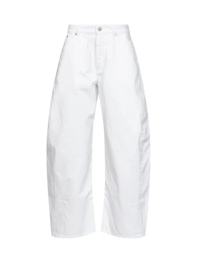 Alaïa Alaia White Rodeo Denim Trousers In White
