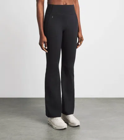 On Studio Flared Leggings In Black